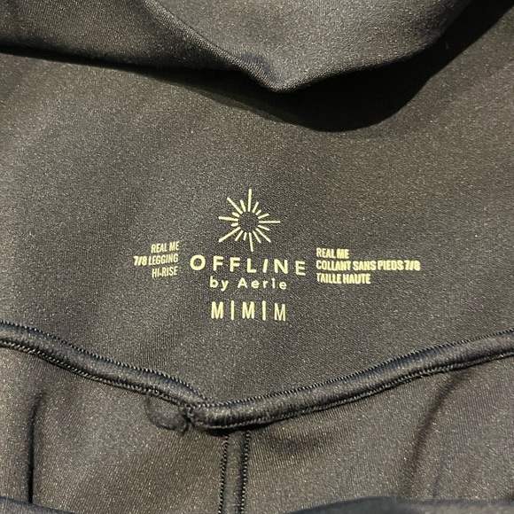 aerie blue leggings, size medium - Picture 3 of 3